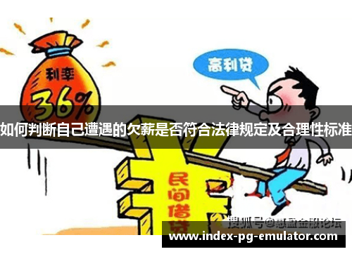 如何判断自己遭遇的欠薪是否符合法律规定及合理性标准 如何判断自己遭遇的欠薪是否符合法律规定及合理性标准